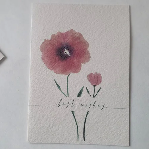 3 Greeting Cards & Plantable Seed Envelopes - Mo's Calligraphy Collection