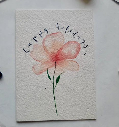 3 Greeting Cards & Plantable Seed Envelopes - Mo's Calligraphy Collection