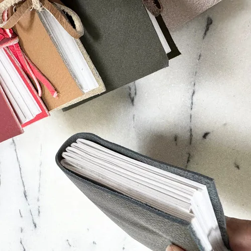 Vintage Leather Travel Journal 5 x 4 inch