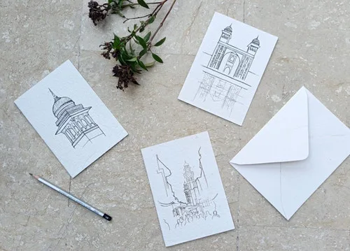 Lahore Series Greeting Cards & Envelopes - By Neha A Ansari